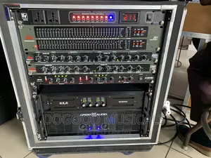 GLS Speakers Set With Amplifiers As Seen