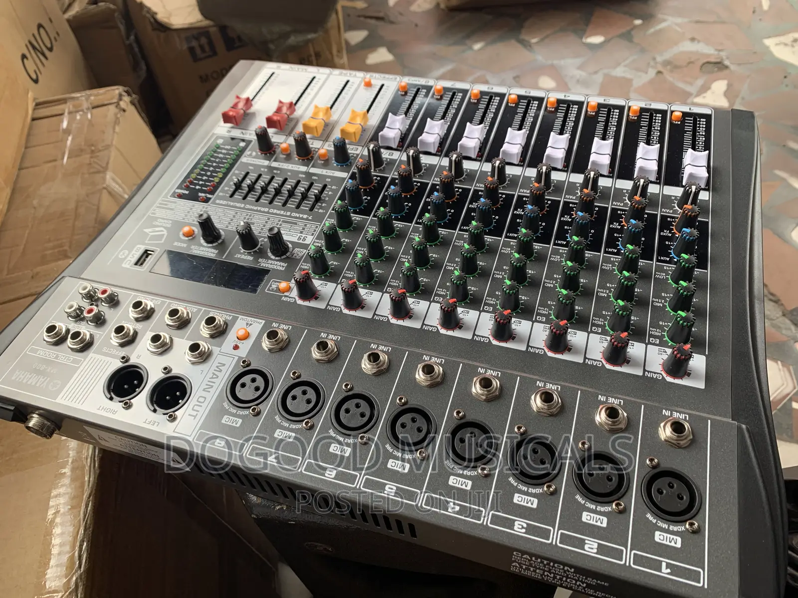 Yamaha Mx800 8channel Mixer