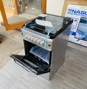 Quality Ferre 50x55 4 Gas Burner With Oven(Glass Lid).