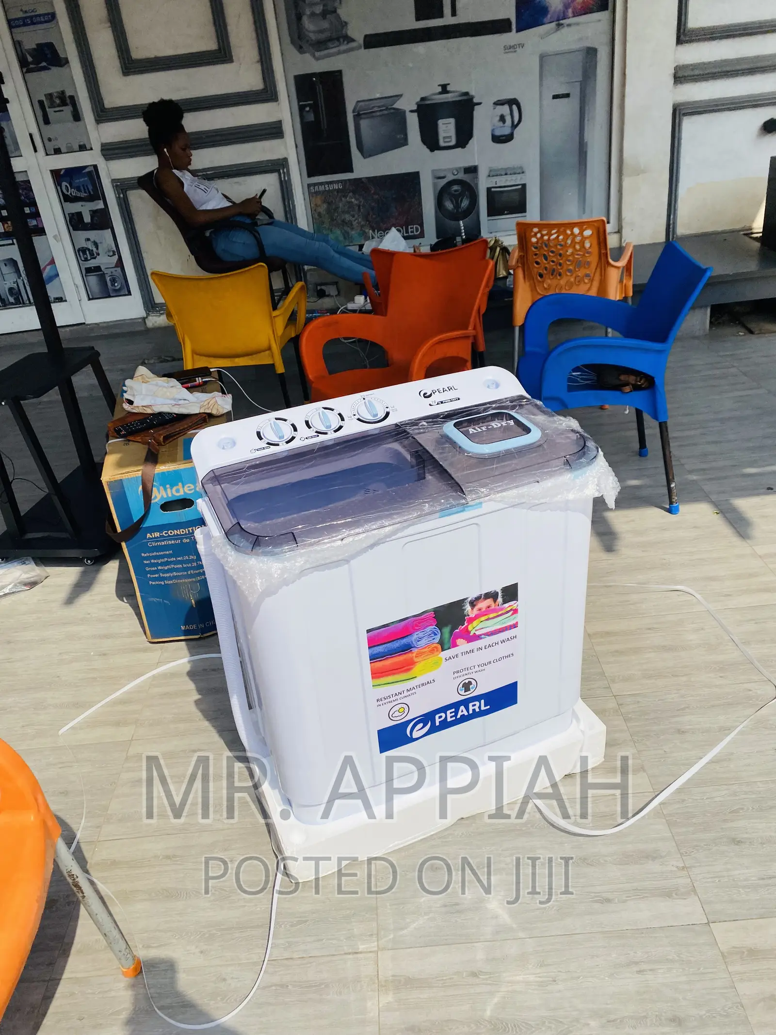 Purchase Affordable Pearl 7kg Top Load Washing Machine.