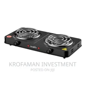 Decakila Kecc002b Electric Hot Plate - 2 Burner Caps