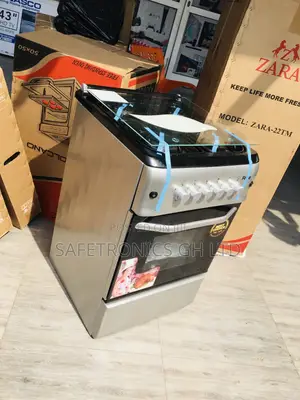 Gray 50x55 4 Gas Cooker Oven With Grill Ferre Glass Lid