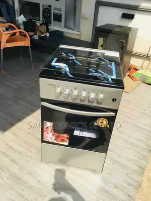 Glass Lid 50x50 4 Gas Burner Oven With Grill Volcano