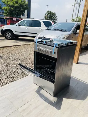 Stainless Steel Volcano 50x50 4 Gas Burner With Oven 