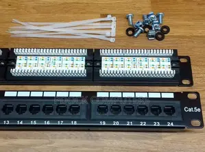 CAT6 UTP 24port Patch Panel Fully Loaded