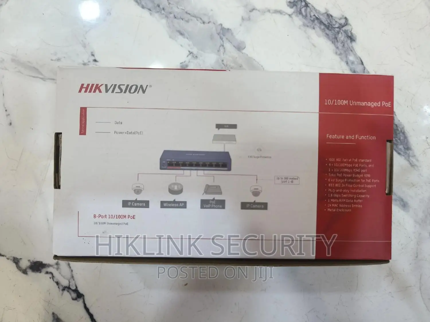 POE SWITCH HIKVISION 8 Port Poe