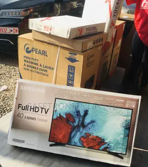 Electric Samsung Black 43 Inches Glossy LED Full HD Tv