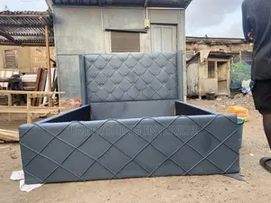 Leather Material Butterfly Bedframe for Sale Affordable