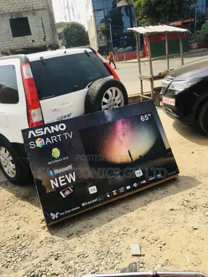 Glossy LED Smart Black Electric 65 Inches Asano Tv