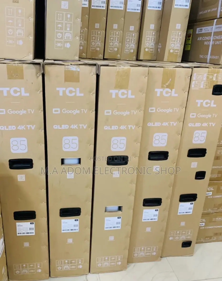 Fresh in Box TCL(85C645)85 Inch Qled Smart Tv,Black 