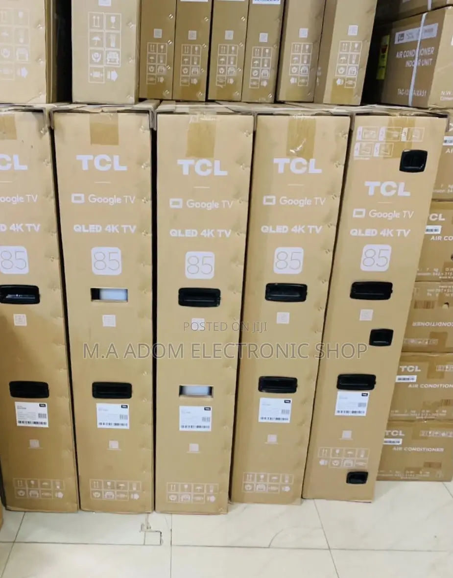 Fresh in Box TCL(85C645)85 Inch Qled Smart Tv,Black 