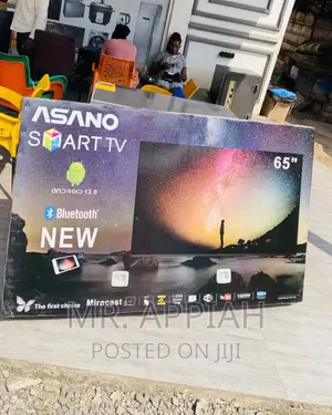 Asano 65 Inch Uhd Smart Electric Led Tv(Black).