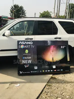 65 Inches Black UHD Asano Electric Glossy LED Smart Tv