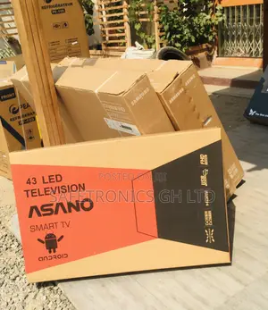 Smart Asano 43 Inches UHD LED Glossy Black Electric Tv