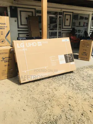 Glossy Smart LG UR78 75 Inches UHD Black Electric LED Tv