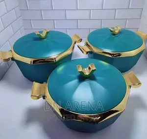 3pcs Luxury Food Warmer 3L 2.5L 2L
