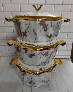 3pcs Luxury Food Warmer 3L 2.5L 2L
