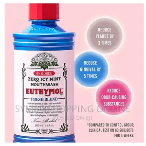 Euthymol Mouthwash Original 500ml Alcohol-Free