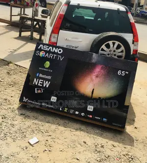 UHD Black Smart Electric 65 Inches Glossy LED Asano Tv