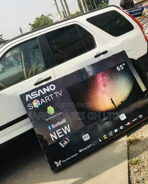 LED Smart Black Electric Asano 65 Inches UHD Glossy Tv