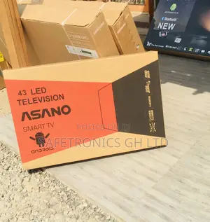 Asano 43 Inches Glossy Smart Black Electric UHD Tv