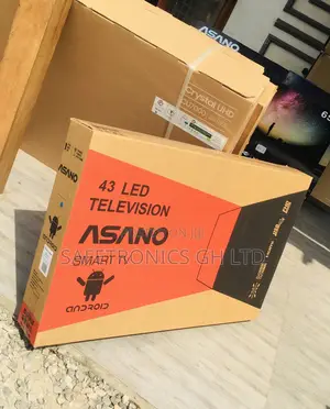 Glossy Smart Electric UHD 43 Inches LED Asano Black Tv