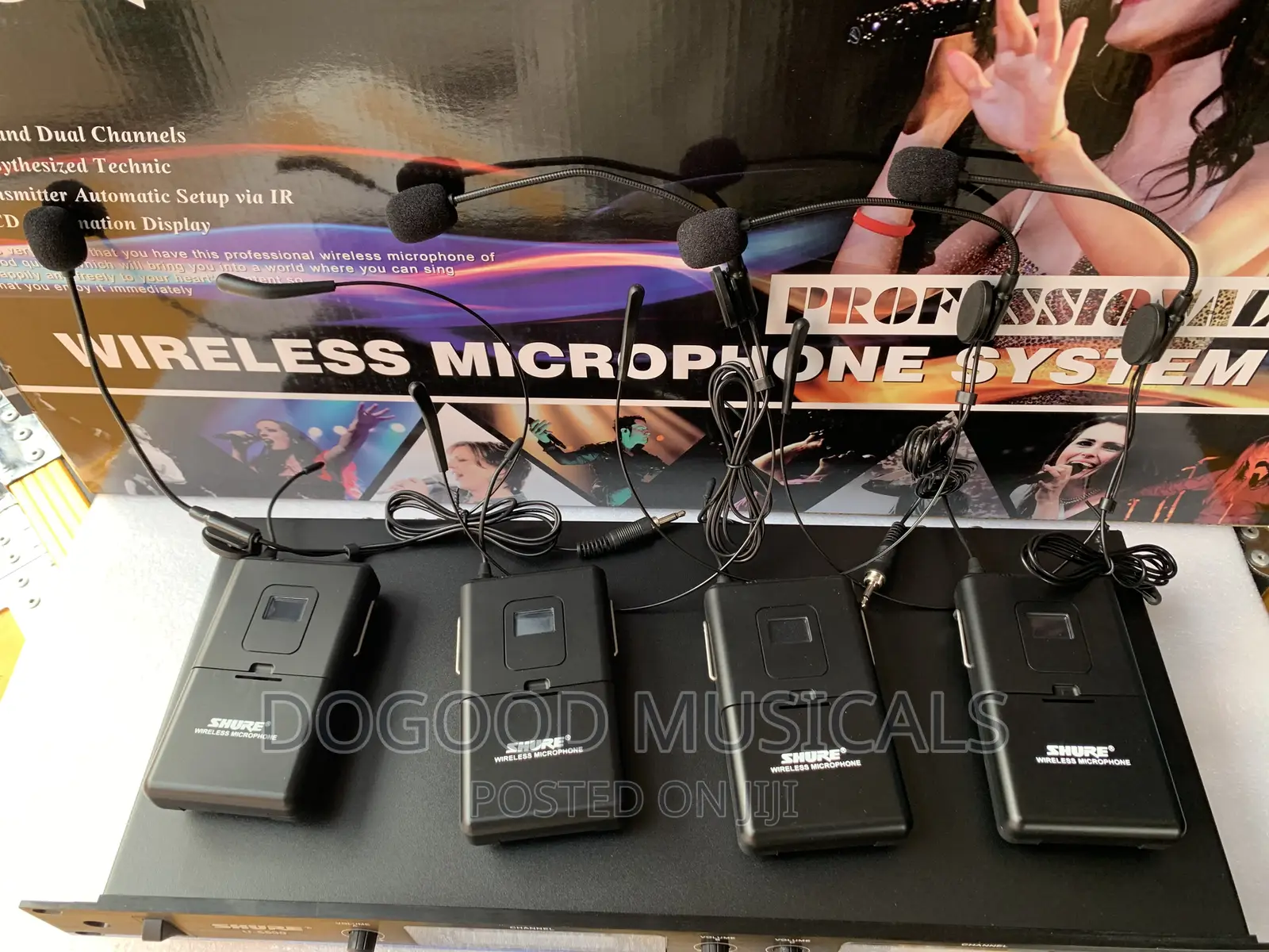 Shure U-6600 4in1 Lapel(Head)Wireless Microphone