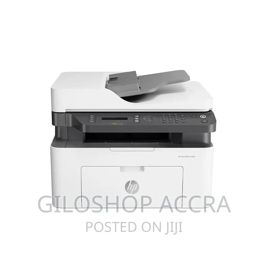 Hp Laserjet 137fnw Print Copy Scan Fax, Wi-Fi Printer