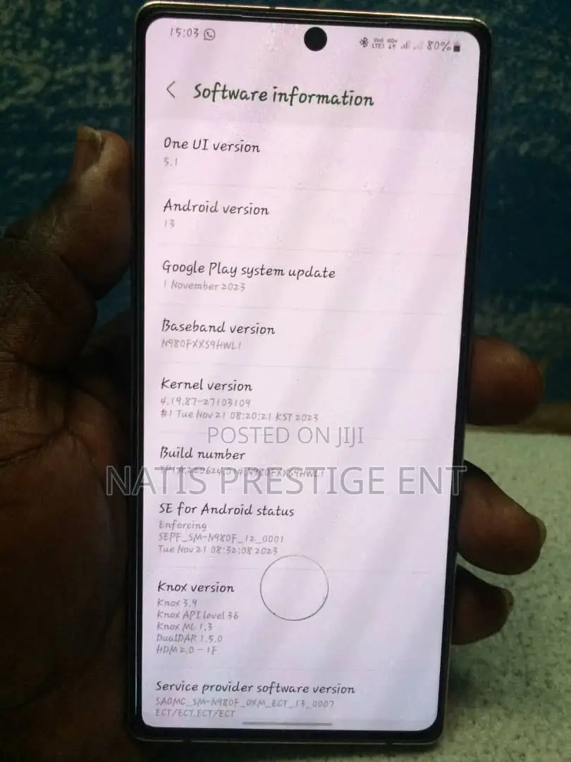 Samsung Galaxy Note 20 5G 128 GB Black
