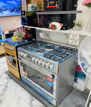 60x90 4 + 2 Electric Burner With Oven and Grill(Gray).