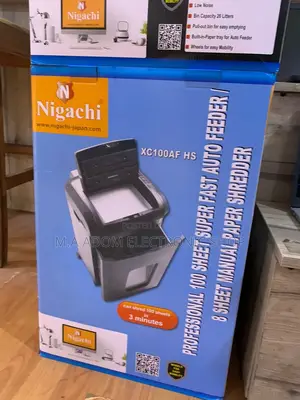 Long Lasting Nigachi 100 Sheets Professional Paper Shredder.