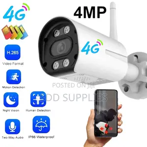 Bullet 4g Sim Card + Net Security Camera Indoor Outdoor