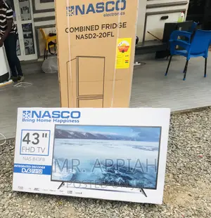 43 Inch Nasco Digital Satellite LED Tv(Black)
