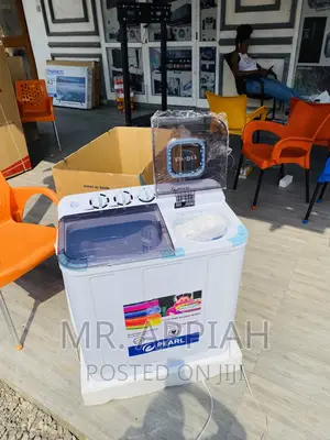 Latest and Affordable Pearl 7kg Twin Tap Washing Machine.