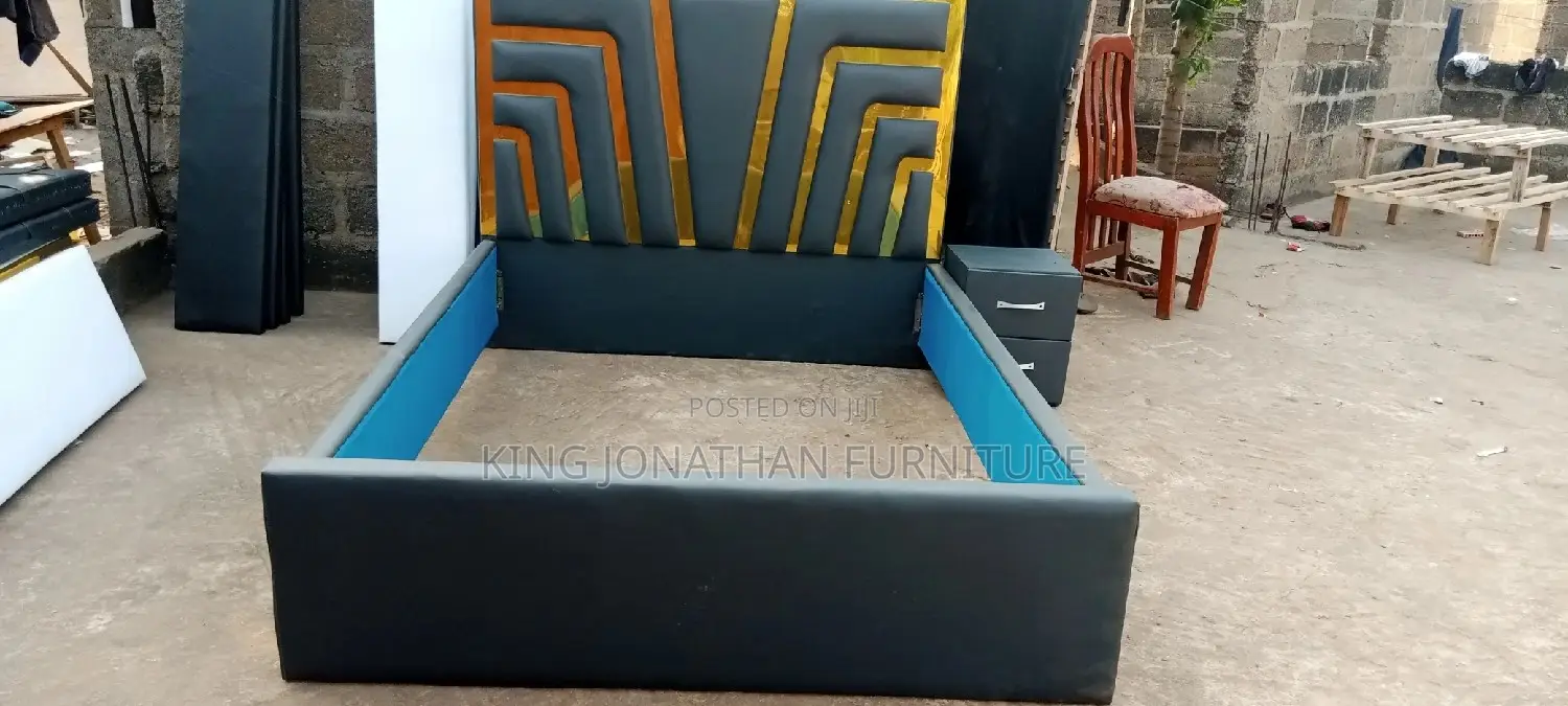 Classic Double Bed Frame and Side Drowar