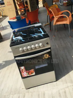 Glass Lid 50x50 Oven With Grill Gray 4 Gas Burner Volcano