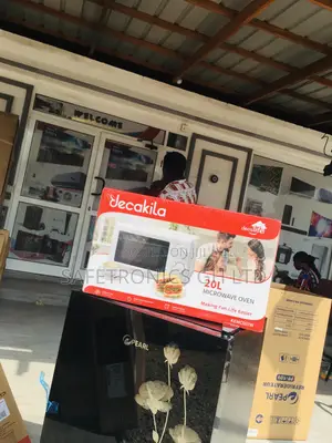 White Decakila Countertop 20 Liters Microwave Electric