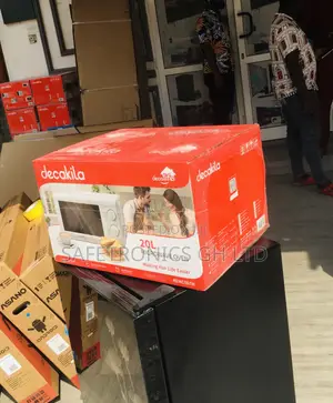 Decakila Electric Countertop 20L White Oven Microwave