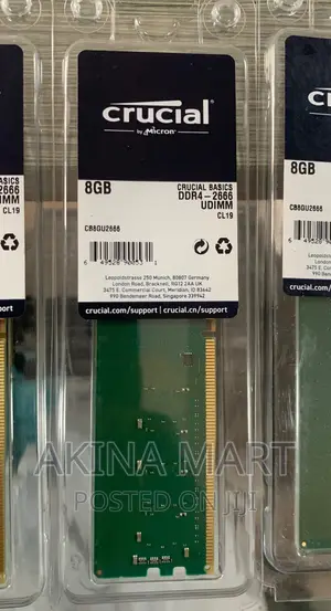 8gb Pc4 Desktop Ram Crucial Ddr4 Ram