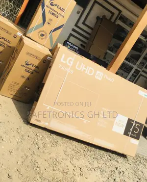 Smart Glossy LED UHD Electric LG UR78 75 Inches Black Tv