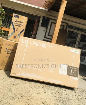 LG Black UHD UR78 75 Inches Glossy Electric Smart LED Tv