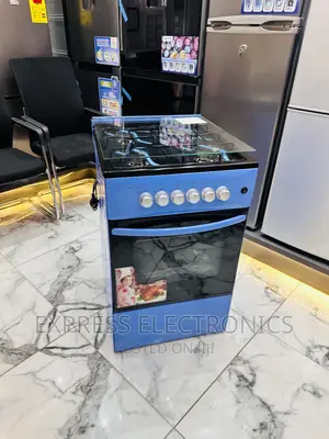 The High Quality Gas Cooker Blue 4burner Oven Grill 50-50