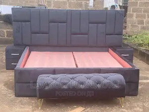 King Size Bed With Ottoman