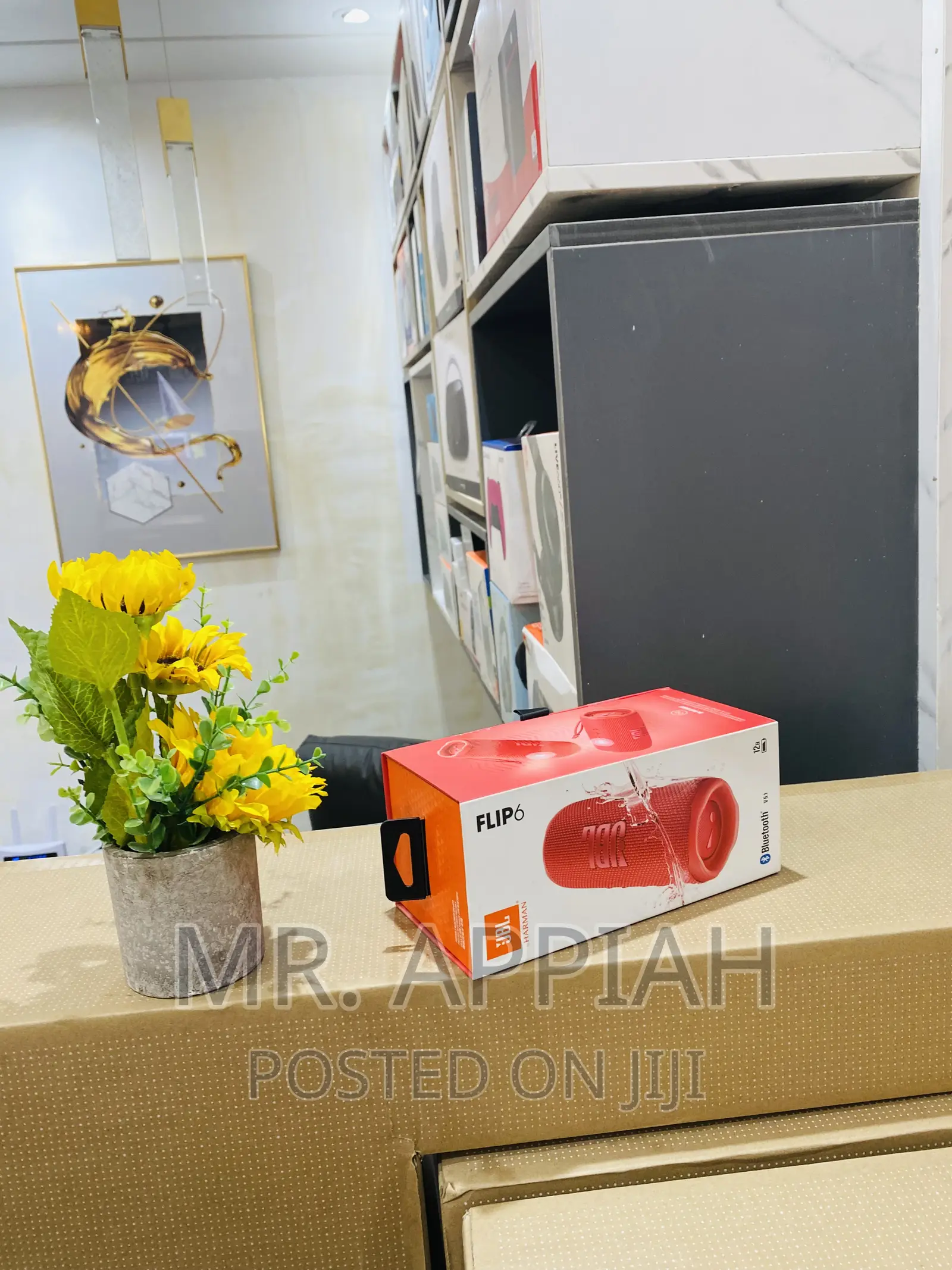 Affordable JBL Flip 6 Portable Bluetooth Speaker(Red).