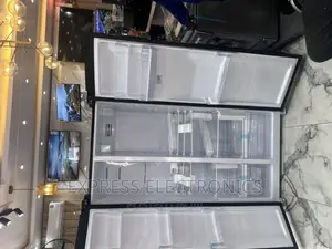 Nassb2-64s. 502litres Side by Side Fridge Black Nasco