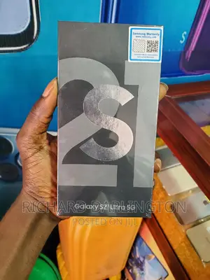 New Samsung Galaxy S21 Ultra 5G 256 GB Black