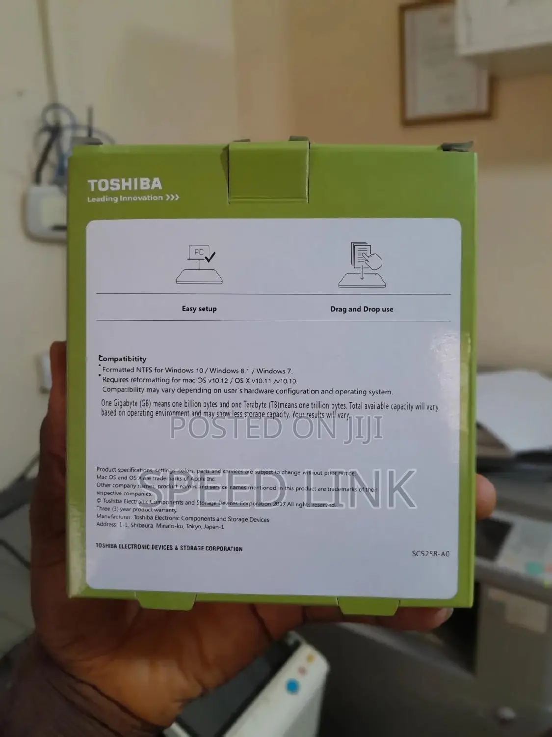 Toshiba Hard Disk Drive Case 3.0