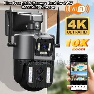 Smart Triple-Lens CCTV Camera