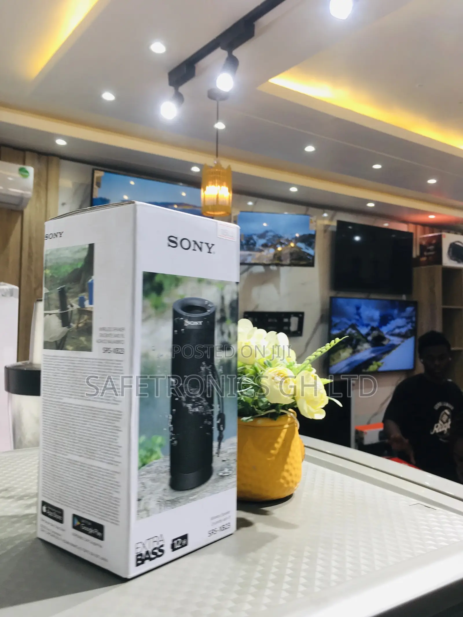 Wireless Bluetooth Black Electric Sony SRS-XB23 Speaker
