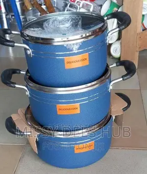 3pcs Delicious Cook Non-Stick Set ( Without Frying Pan)
